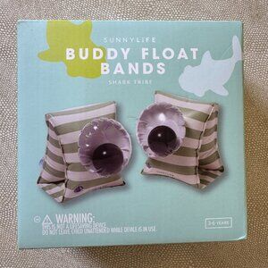 Sunnylife NWT Buddy Float Bands Shark Tribe Khaki